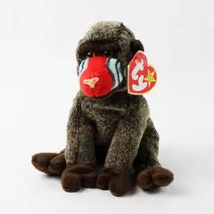 Ty Beanie Baby Cheeks 1999 Mandrill Baboon Plush Doll Toy With Tag