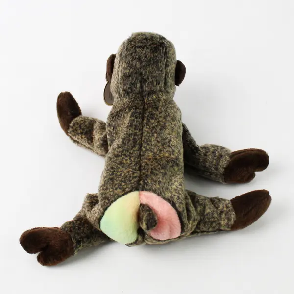 Ty Beanie Baby Cheeks 1999 Mandrill Baboon Plush Doll Toy With Tag