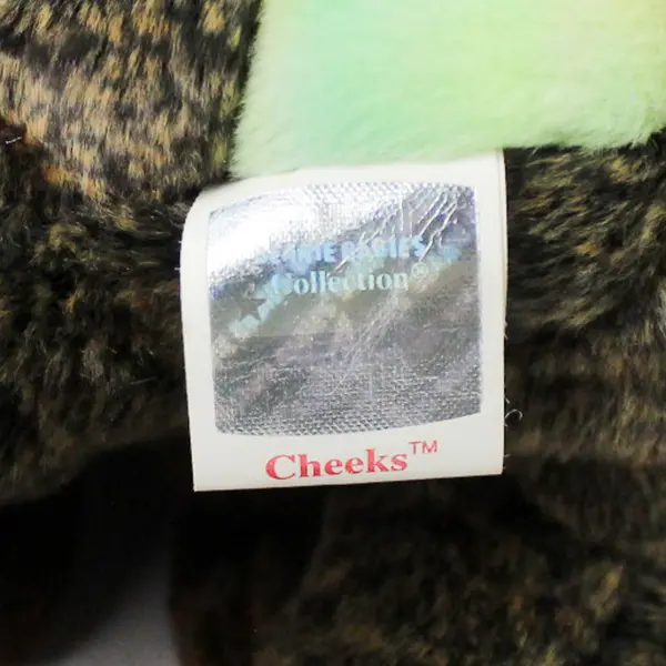 Ty Beanie Baby Cheeks 1999 Mandrill Baboon Plush Doll Toy With Tag