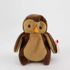 Ty Beanie Baby Hoot Rare Retired With All The Tag Errors 1st Generation 4073