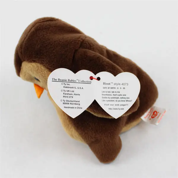 Ty Beanie Baby Hoot Rare Retired With All The Tag Errors 1st Generation 4073