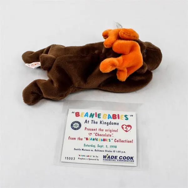 1993 Ty Beanie Baby Chocolate With Tag Retired