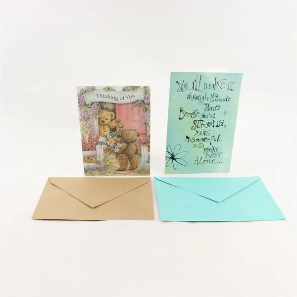 Lot of 10 Thinking of You Greeting Cards with Envelopes UNUSED