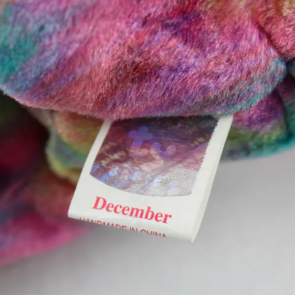 Ty Beanie Baby December Birthday Teddy 2001 Retired Used Names in Tag