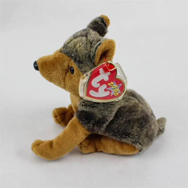 Ty Beanie Baby Sarge (Dog German Shepherd 2000) Tag Protector