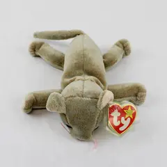 SCAT 1999 Ty Beanie Babies Light Brown Floppy CAT Baby Tag Protector