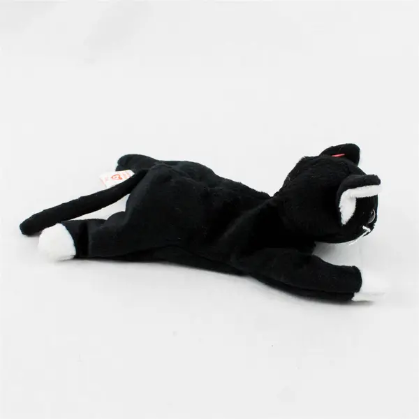 TY Original Beanie Babies ZIP  The Cat Plush Toy With Tag Protector