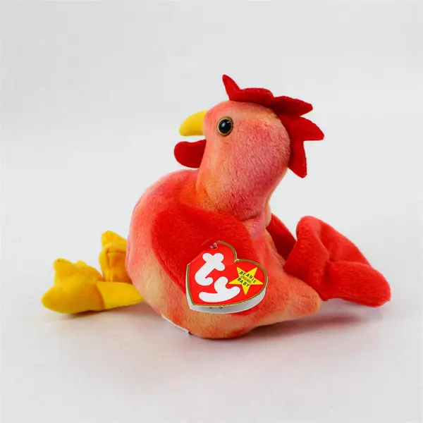 RARE 1996 TY Beanie Babies DOODLE Tag Errors PVC Pellets Retired