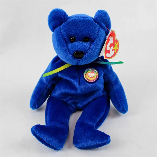 1998 TY Beanie Baby Clubby Blue Official Club Member w/ Tags Retired
