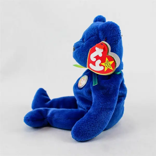 1998 TY Beanie Baby Clubby Blue Official Club Member w/ Tags Retired