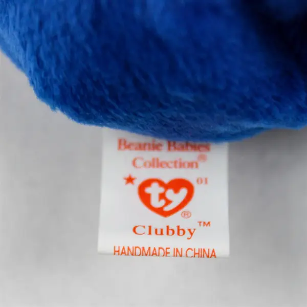 1998 TY Beanie Baby Clubby Blue Official Club Member w/ Tags Retired