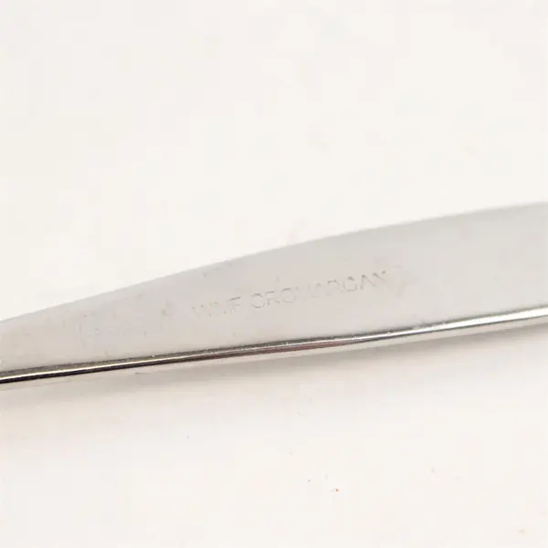 Lot of 8 WMF Flatware Stainless Steel Glossy Dining Soup Spoons