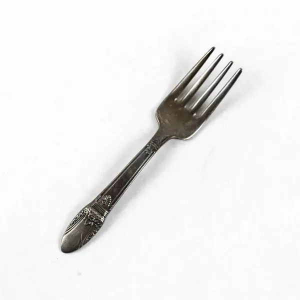 Lot Of 4 Wm Roger & Sons First Love (Silverplate) Flatware Baby Forks