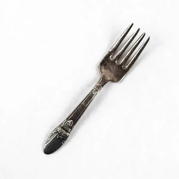 Lot Of 4 Wm Roger & Sons First Love (Silverplate) Flatware Baby Forks