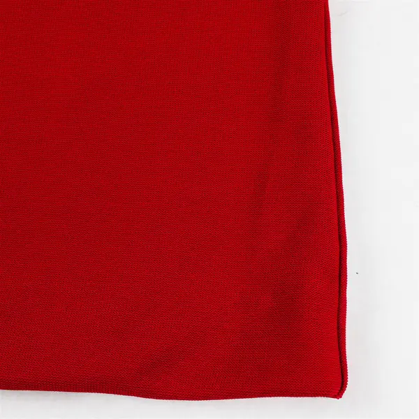 Vintage Gold Crown Women's 9-10 Red Stretchy/Elastic Waistband Pencil Skirt