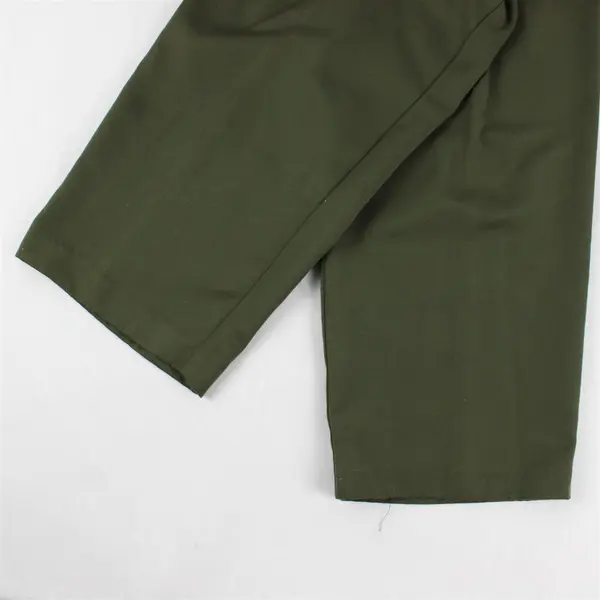 Fundamental Things Women's 4 Petite Army Green Pleated Trouser Dress Pants