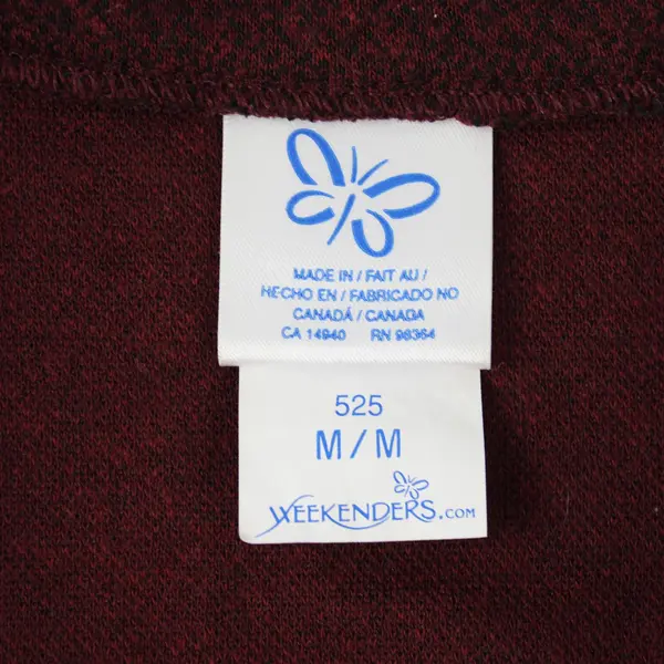 Weekenders Women's M Deep Purple Knit Button Up Stretch Jacket/Cardigan