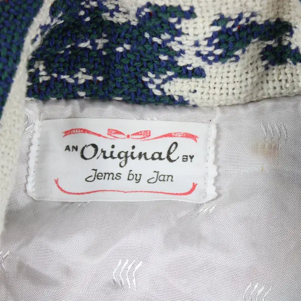 VTG An Original -Jems by Jan Adult XL/2XL Multicolor Cotton Tapestry Fringe Vest