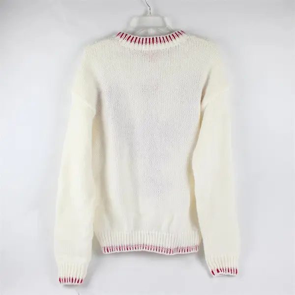 NWT Coco and Shay Women's XL White/Red Lobster Graphic Knit Pullover Sweater