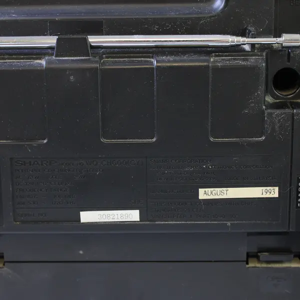 Sharp WQ-CH600 Compact Shelf Stereo System Tested 
