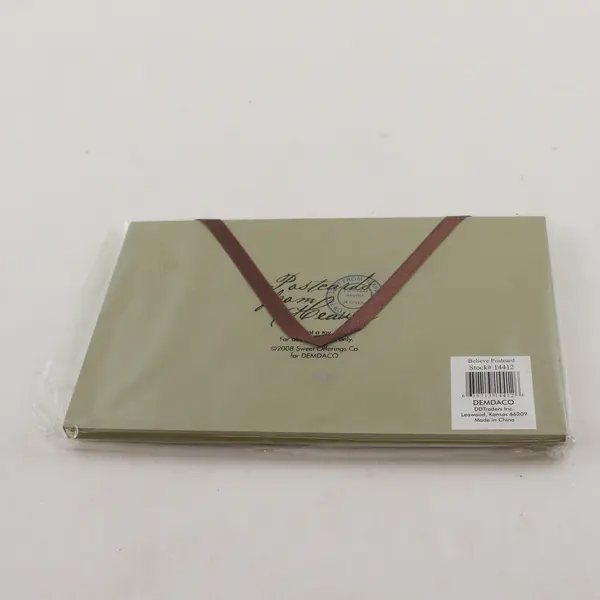 Demdaco "Believe" 2008 Postcards From Heaven Hanging Plaques Series 6.25" x 4"