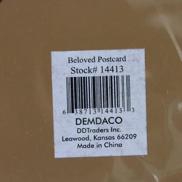 Demdaco "Beloved" 2008 Postcards From Heaven Hanging Plaques Series 6.25" x 4"