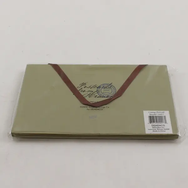 Demdaco "Courage" 2008 Postcards From Heaven Hanging Plaques Series 6.25" x 4"