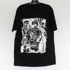 Gildan Hammer Black/White Print "Street Service NYC" 100% Cotton T-Shirt Men's L