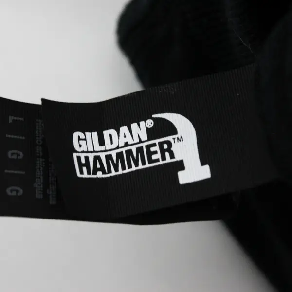 Gildan Hammer Black/White Print "Street Service NYC" 100% Cotton T-Shirt Men's L
