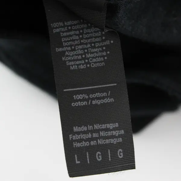 Gildan Hammer Black/White Print "Street Service NYC" 100% Cotton T-Shirt Men's L