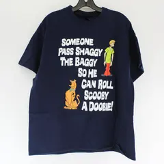 Gildan Blue Print "Someone Pass Shaggy The Baggy..." 100% Cotton T-Shirt Mens XL