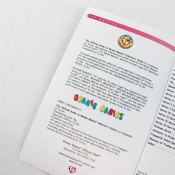 Official Guide to Beanie Babies Collector Cards 1st Edition Paperback