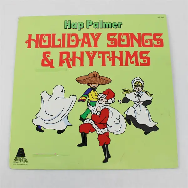 Hap Palmer Holiday Songs & Rhythms 12" Vinyl Record