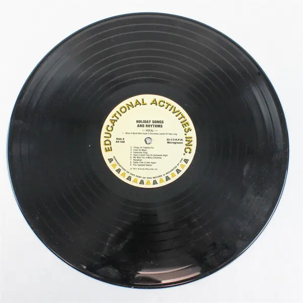 Hap Palmer Holiday Songs & Rhythms 12" Vinyl Record