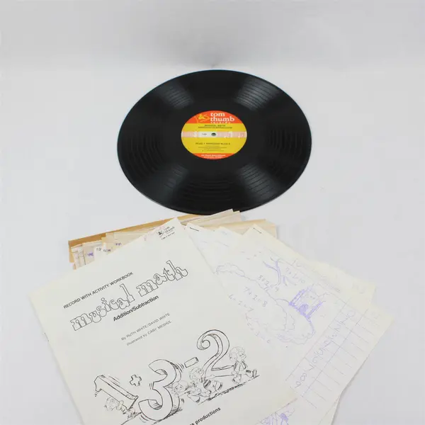 MUSICAL MATH Addition/Subtraction LP + Workbook  12" Vinyl Record