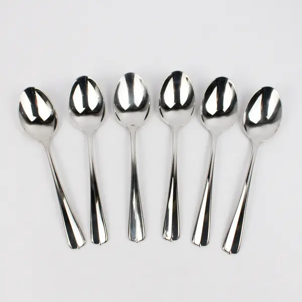 Set of 6 Oneida Gala-Impulse Stainless Steel Soup Spoons