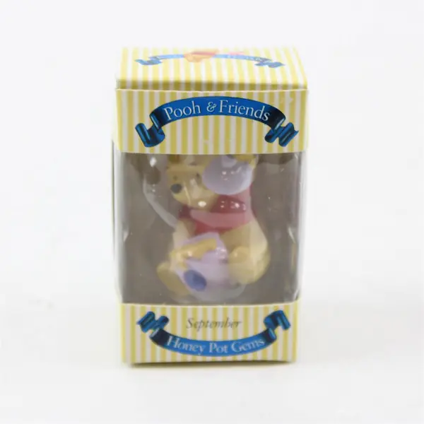 New Disney Winnie the Pooh Bear with Honey Pot Figurine Collectible