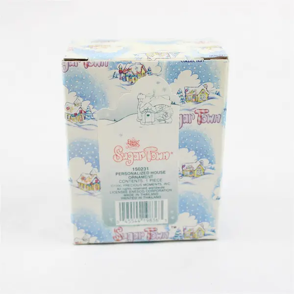 Precious Moments Sugar Town Personalized House Ornament 4 in New