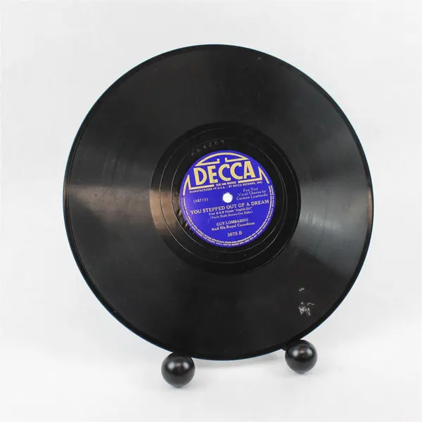 Guy Lombardo You Stepped Out Of a Dream/The Band Played on 10" Shellac Record.