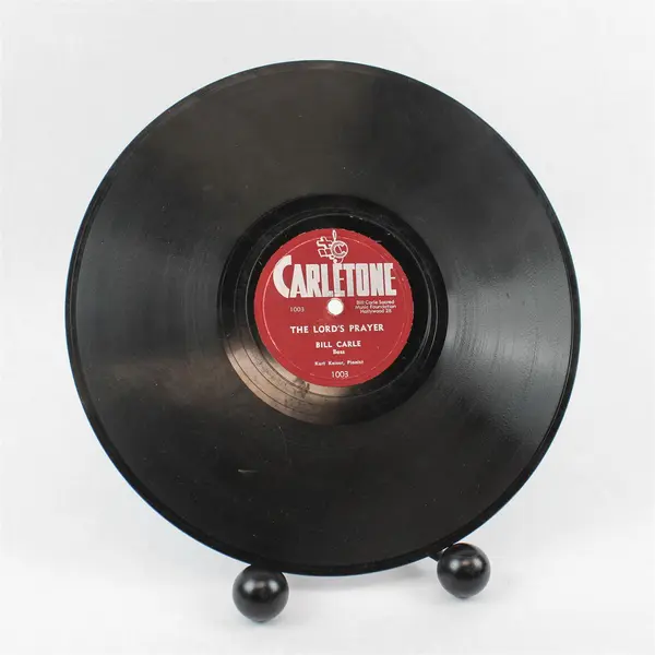 Bill Carle The Great Judgment Morning/the Lord's Prayer 10" Shellac Record