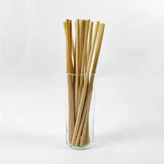 Lot of 19 Chopsticks with Clear Glass Cylinder Holder Used