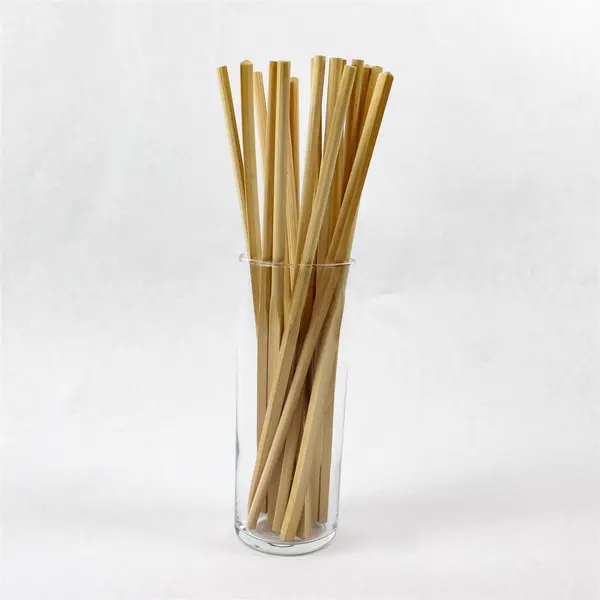 Lot of 19 Chopsticks with Clear Glass Cylinder Holder Used
