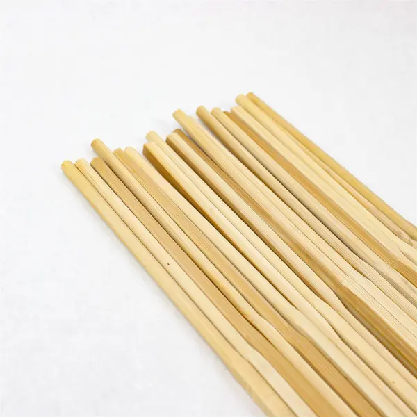 Lot of 19 Chopsticks with Clear Glass Cylinder Holder Used