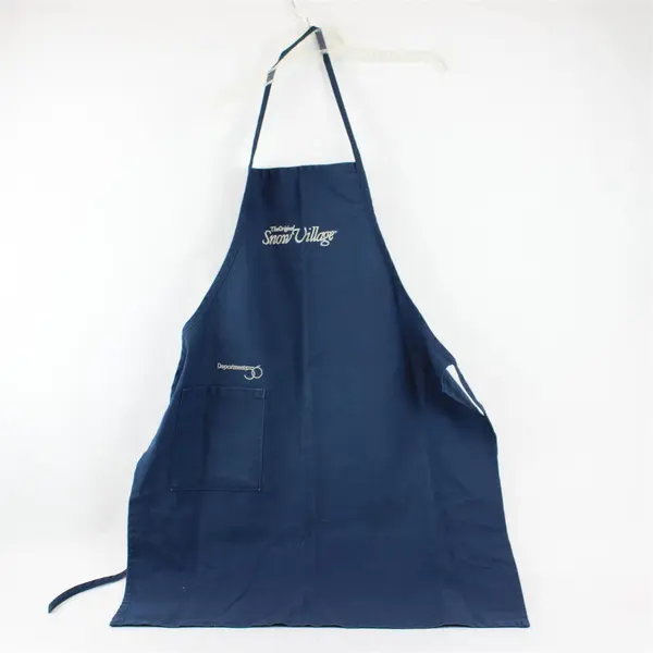 Department 56 The Original Snow Village Blue Craft Cooking Apron