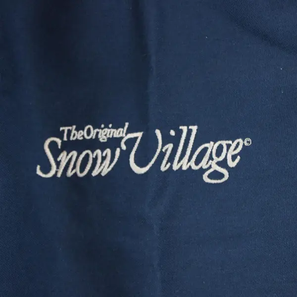 Department 56 The Original Snow Village Blue Craft Cooking Apron