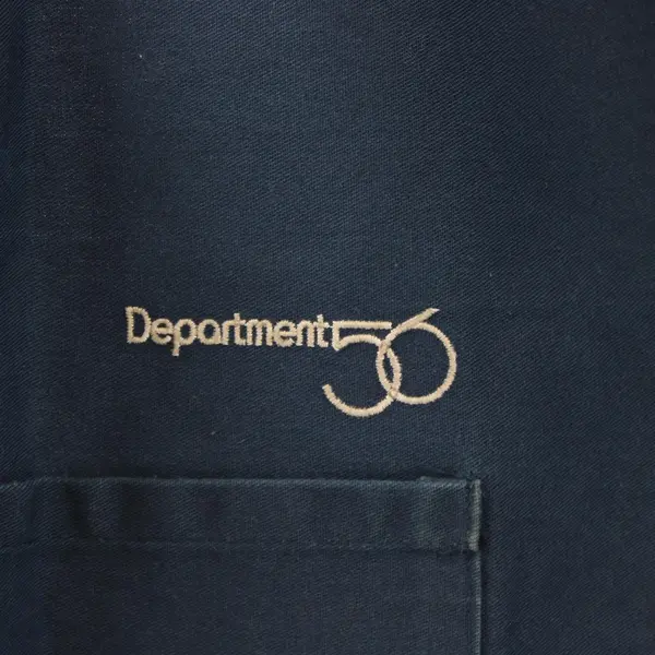 Department 56 The Original Snow Village Blue Craft Cooking Apron