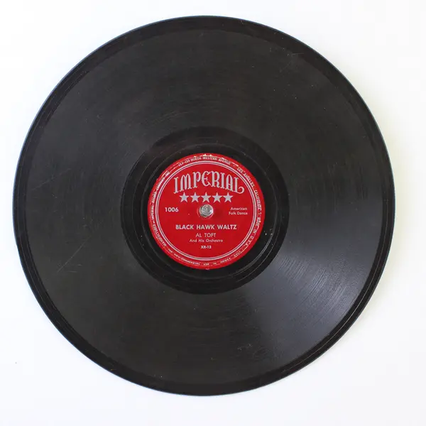 Al Toft: Black Hawk Waltz / Laces and Graces 10" Shellac Record
