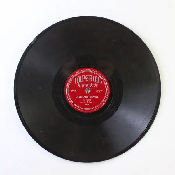 Al Toft: Black Hawk Waltz / Laces and Graces 10" Shellac Record