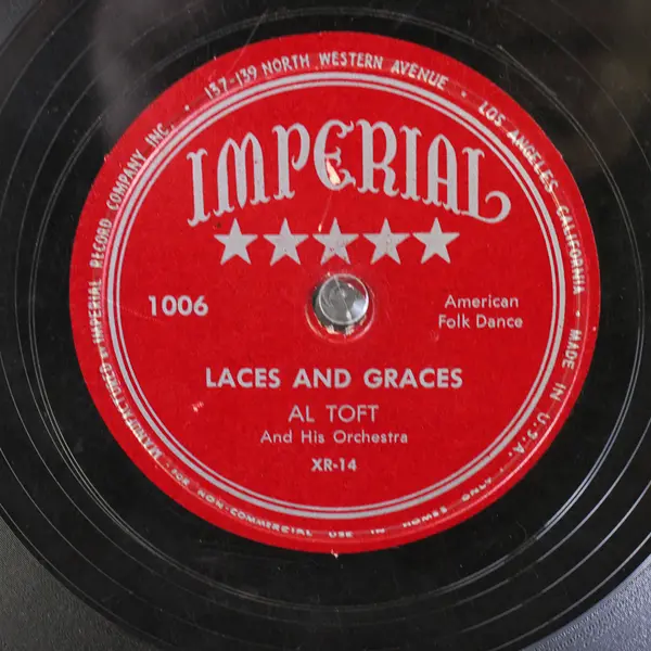Al Toft: Black Hawk Waltz / Laces and Graces 10" Shellac Record