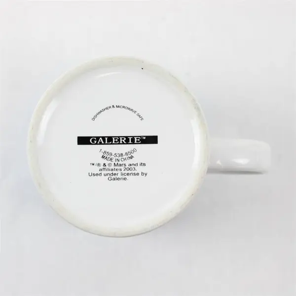 Galerie Ceramic Red and Yellow Peanut M&M Baseball Coffee Mug - Collectible
